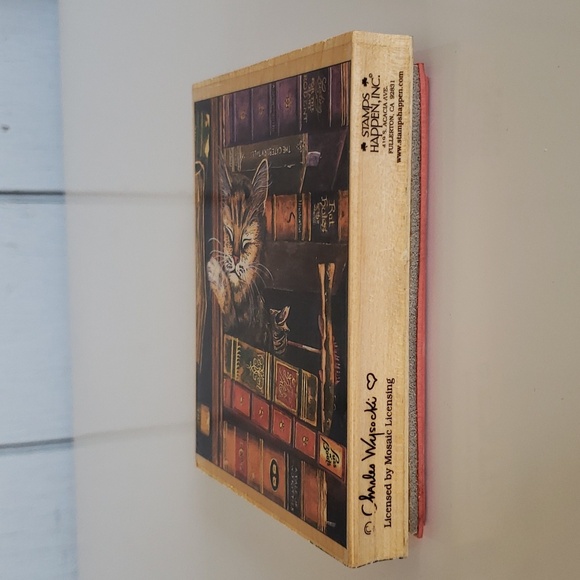 Big Cat Stamp Frederick the Literate Charles Wysocki - Picture 4 of 11